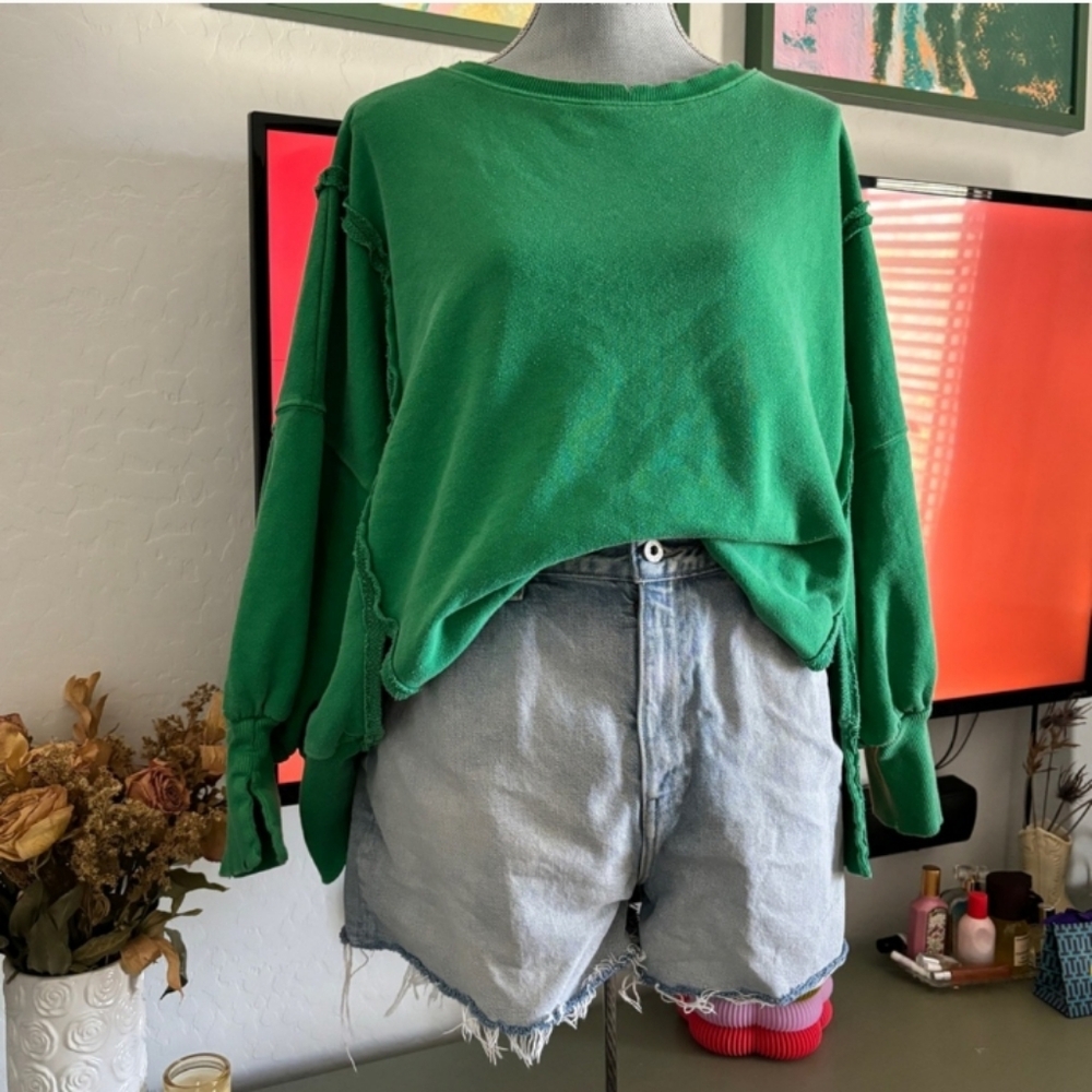 NWT FREE  PEOPLE CAMDEN TENNS GREEN SIZE MEDIUM - Picture 4 of 12